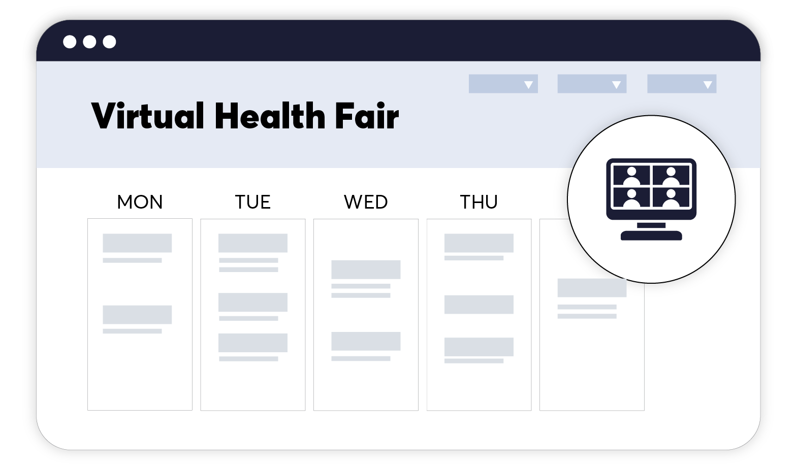 Virtual Health Fair Site