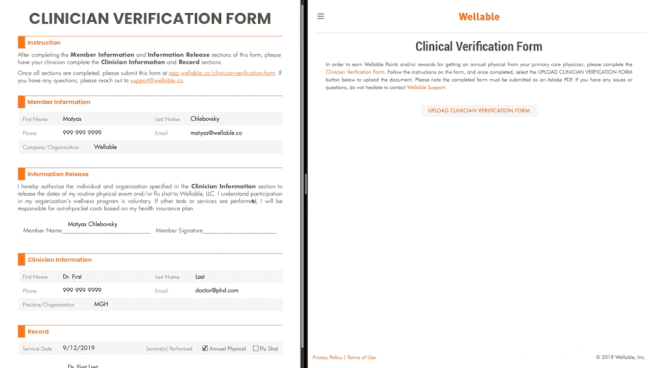 ClinicianForm