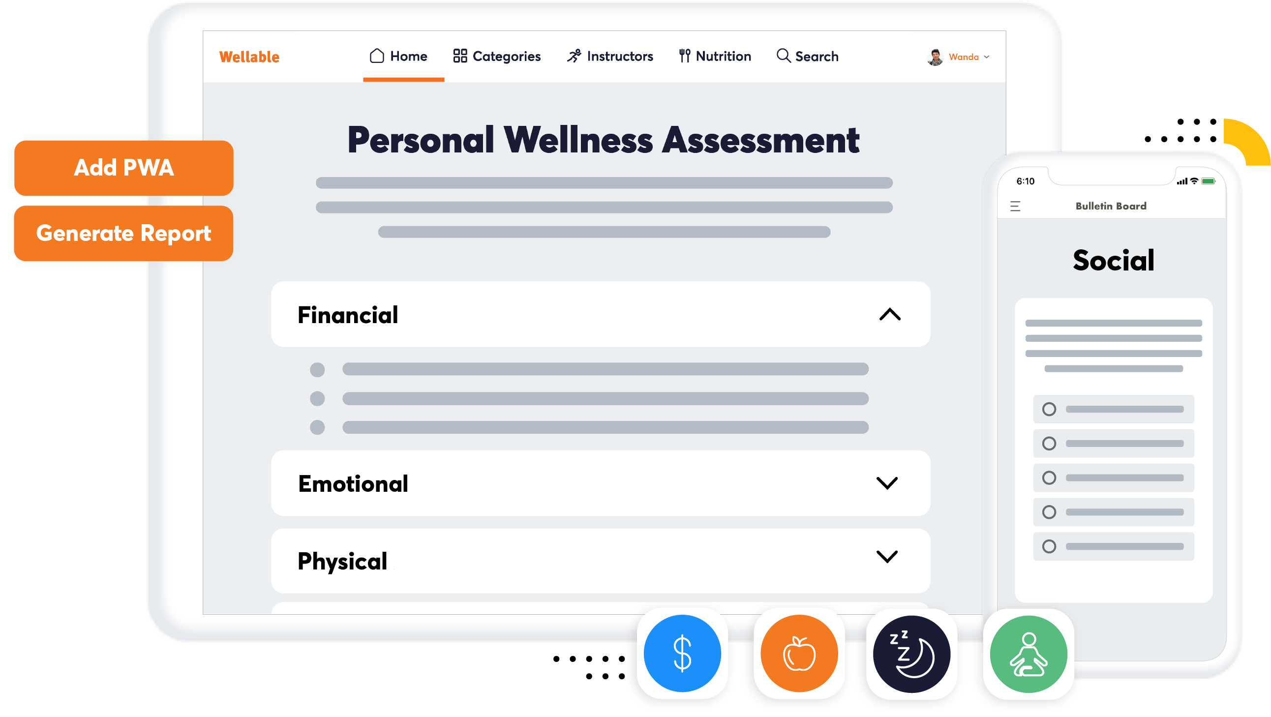 New Personal Wellness Assessment (PWA)