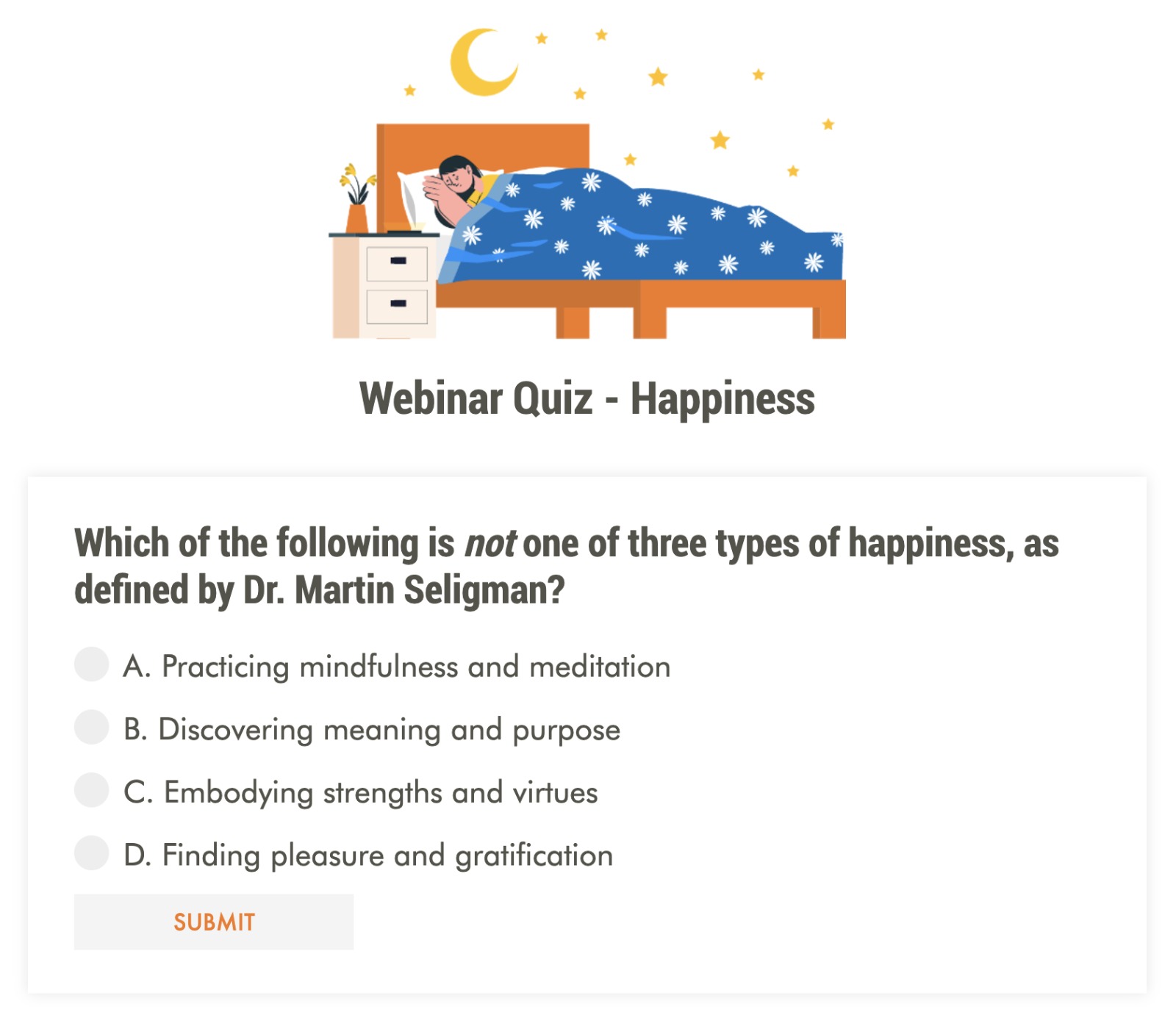 Webinar Quiz