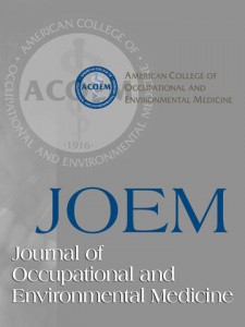 Journal of Occupational & Environmental Medicine Book Cover