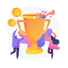 Trophy employee recognition