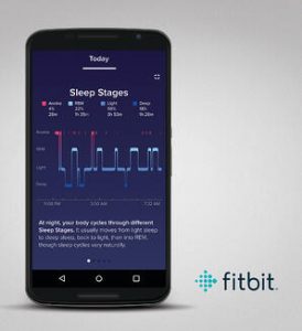 Fitbit sleep tracker