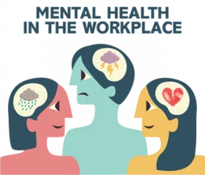 mental health in the workplace graphic