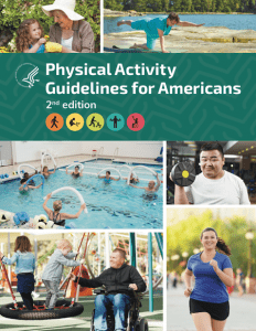 Physical Activity Guidelines for Americans book cover graphic