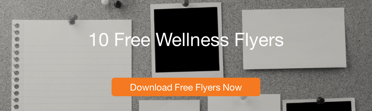 10 Free Wellness Flyers CTA to download