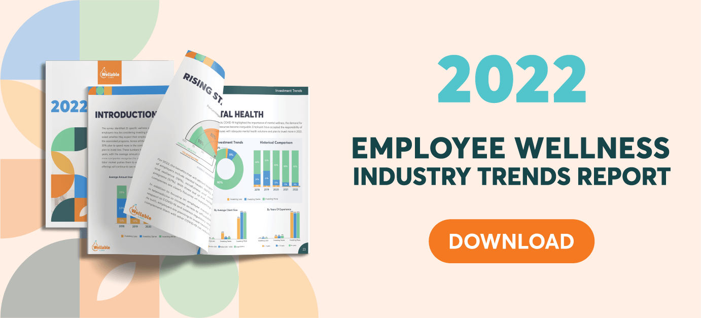 2022 Employee Wellness Industry Trends Report CTA