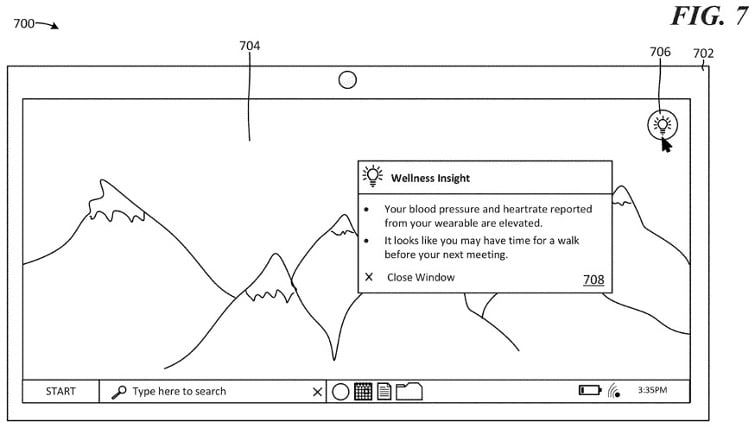 Image taken from Microsoft’s patent