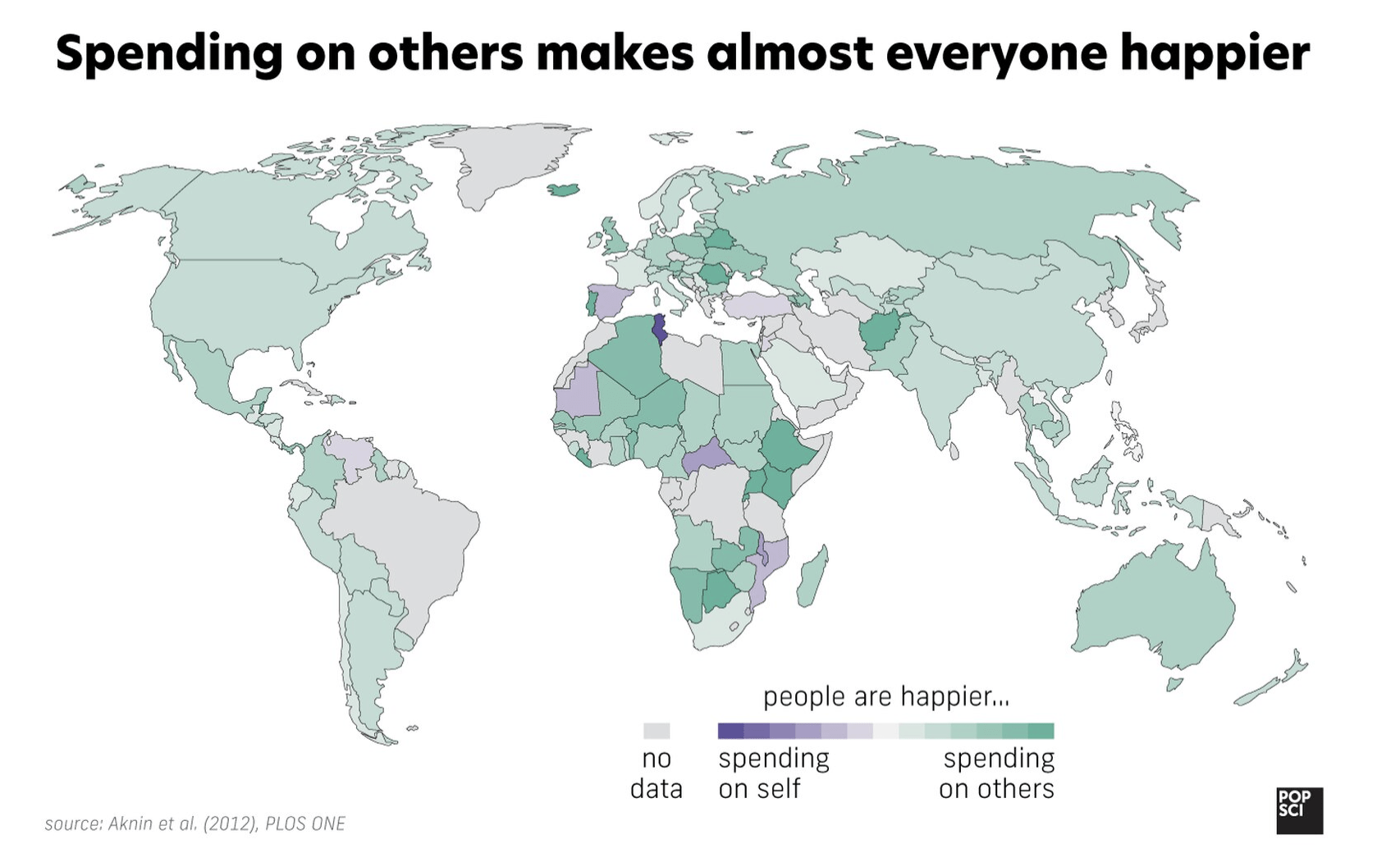 spending on others makes almost everyone happier