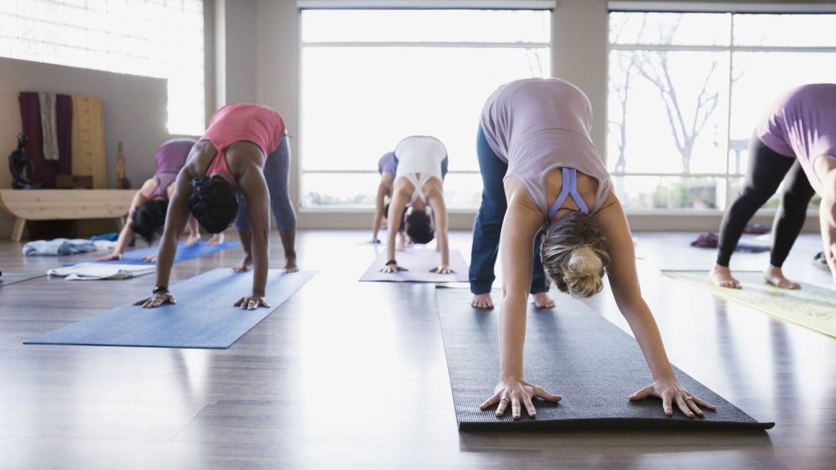 Workplace yoga decreases stress