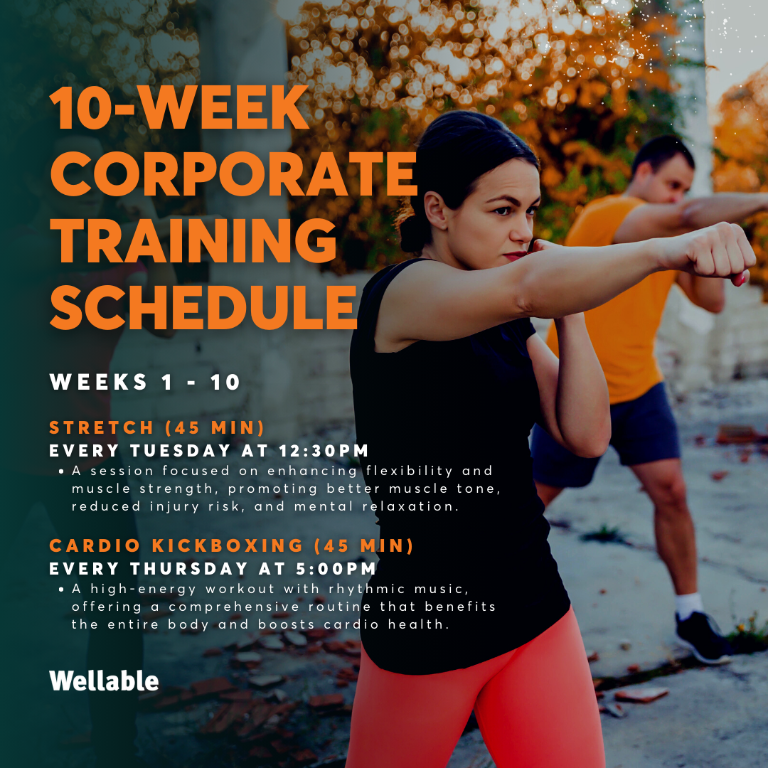 10 Week Corporate Training Schedule