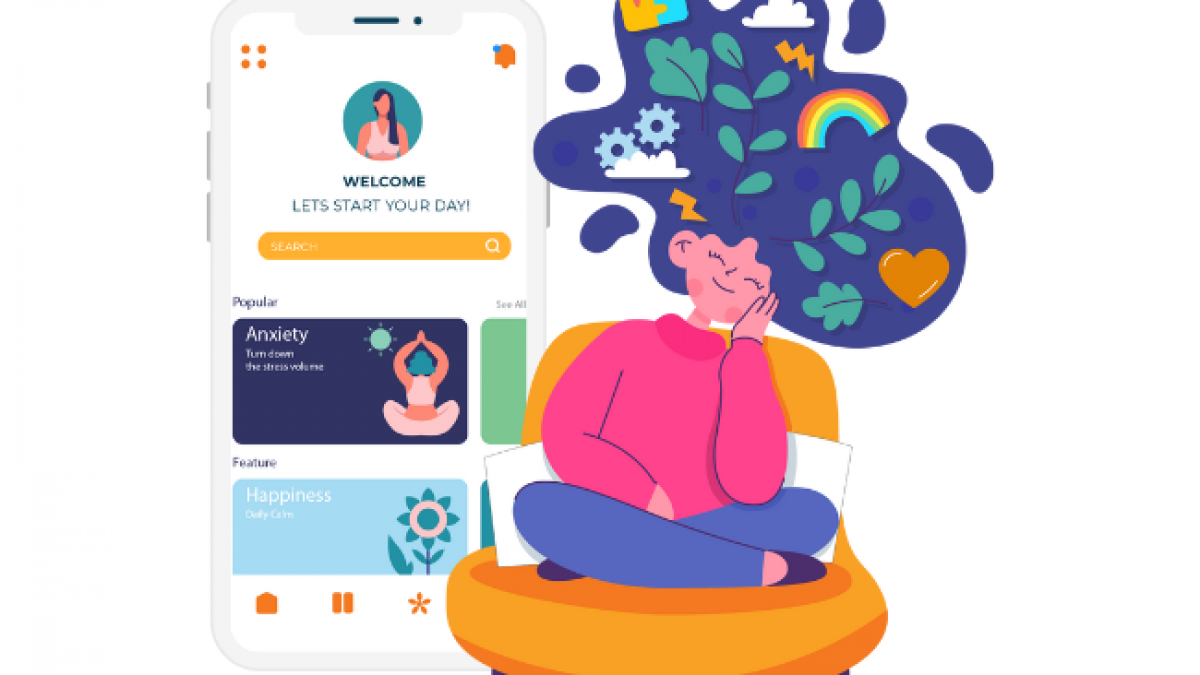 Workplace wellness and employee mental health apps in corporate environment