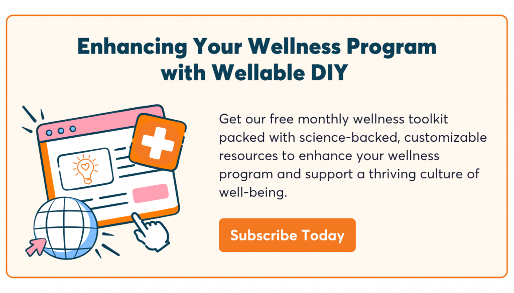 Wellable DIY Subscription CTA
