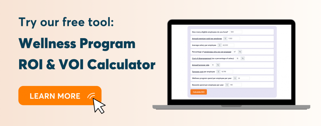 Wellness ROI & VOI Calculator CTA