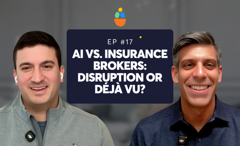 Nick and Geoff discuss AI disruption in the insurance broker industry on Wellable Weekly podcast