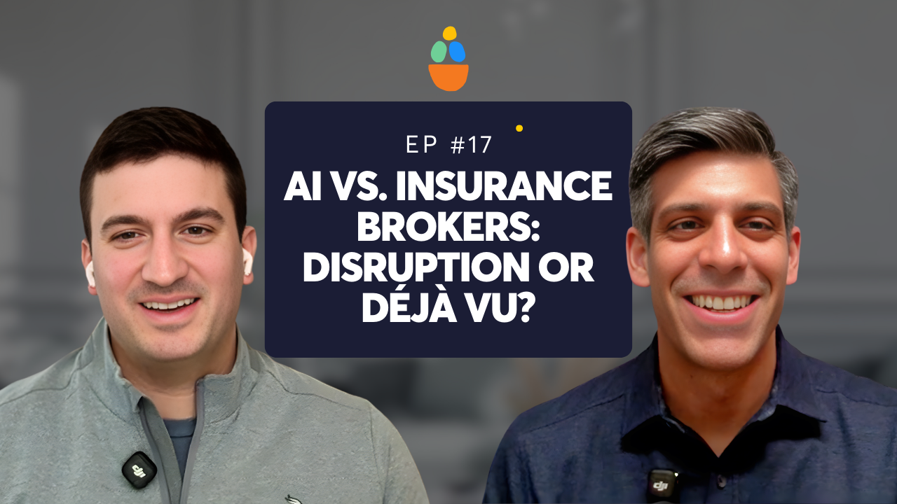 Nick and Geoff discuss AI disruption in the insurance broker industry on Wellable Weekly podcast