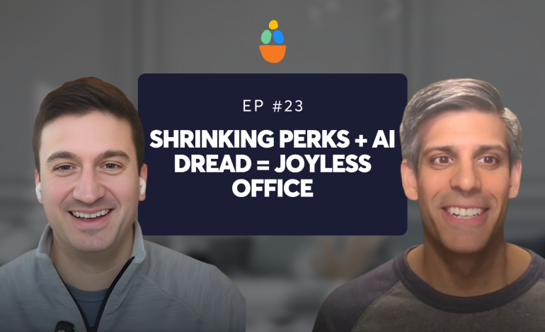 Shrinking Perks + AI Dread = Joyless Office